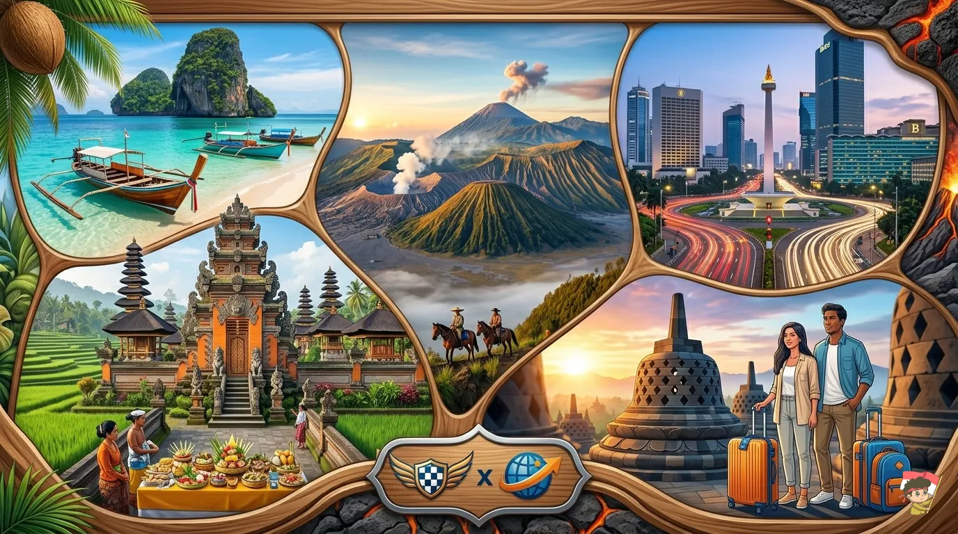 Destinasi populer Indonesia Benderahoki Benderatravel