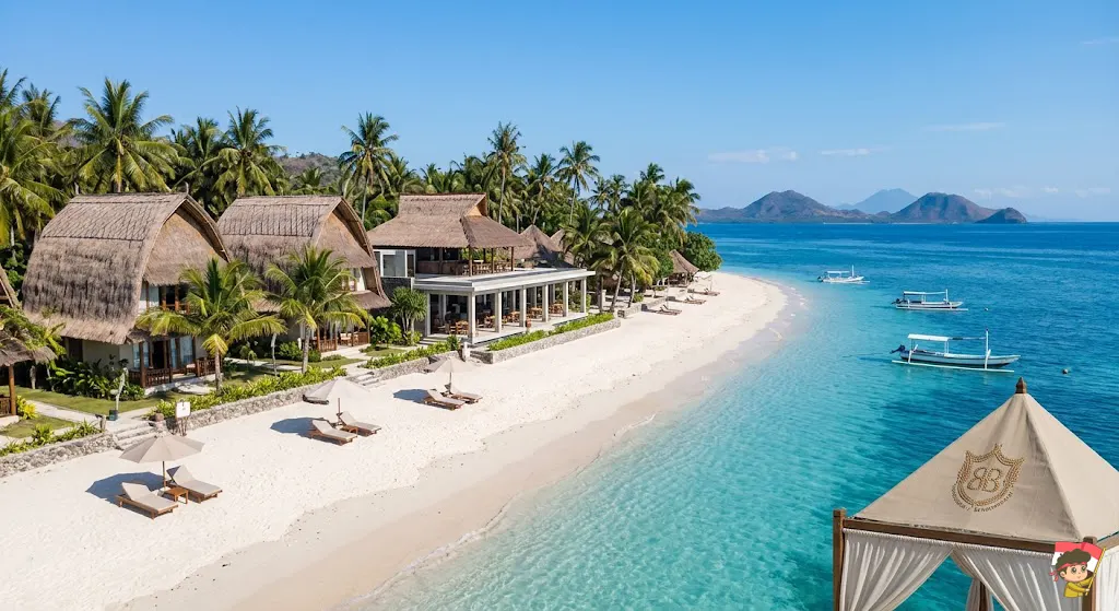 Resort Lombok dekat pantai Benderatravel