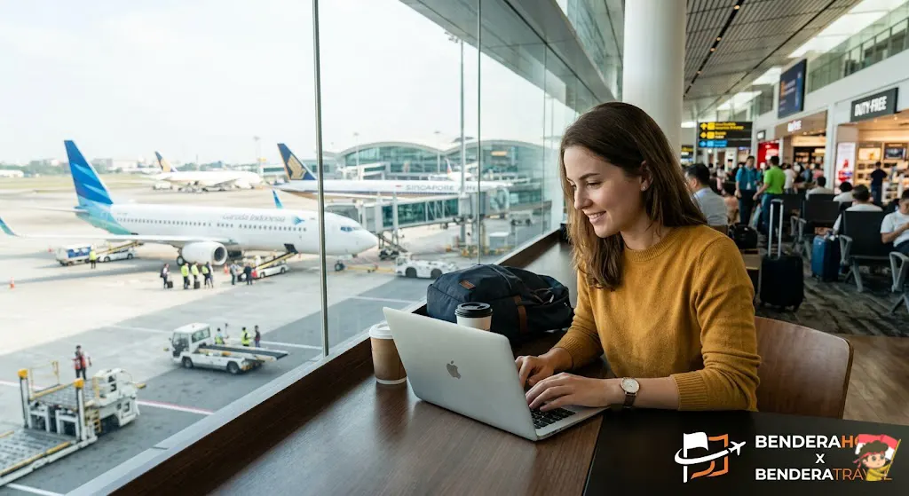 Tiket pesawat online Benderatravel